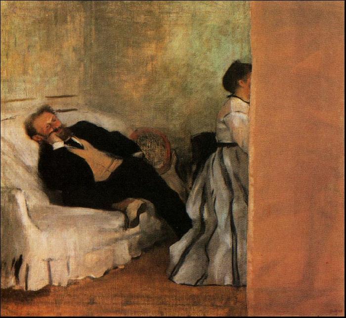 Edgar Degas Mr Mrs Edouard Manet Germany oil painting art